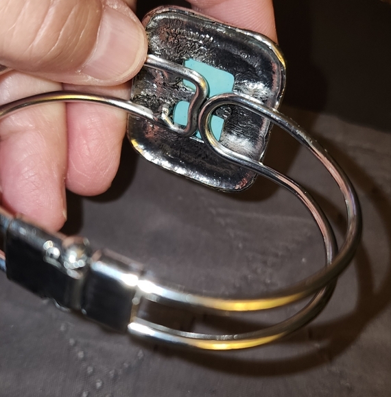 TURQUOISE EUC SILVERADO FASHION BRACELET - Picture 6 of 7